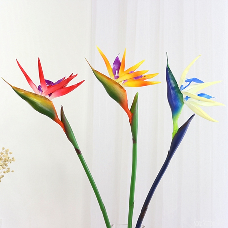 Bird Paradise Strelitzia - Arranjo de flores artificiais de silicone