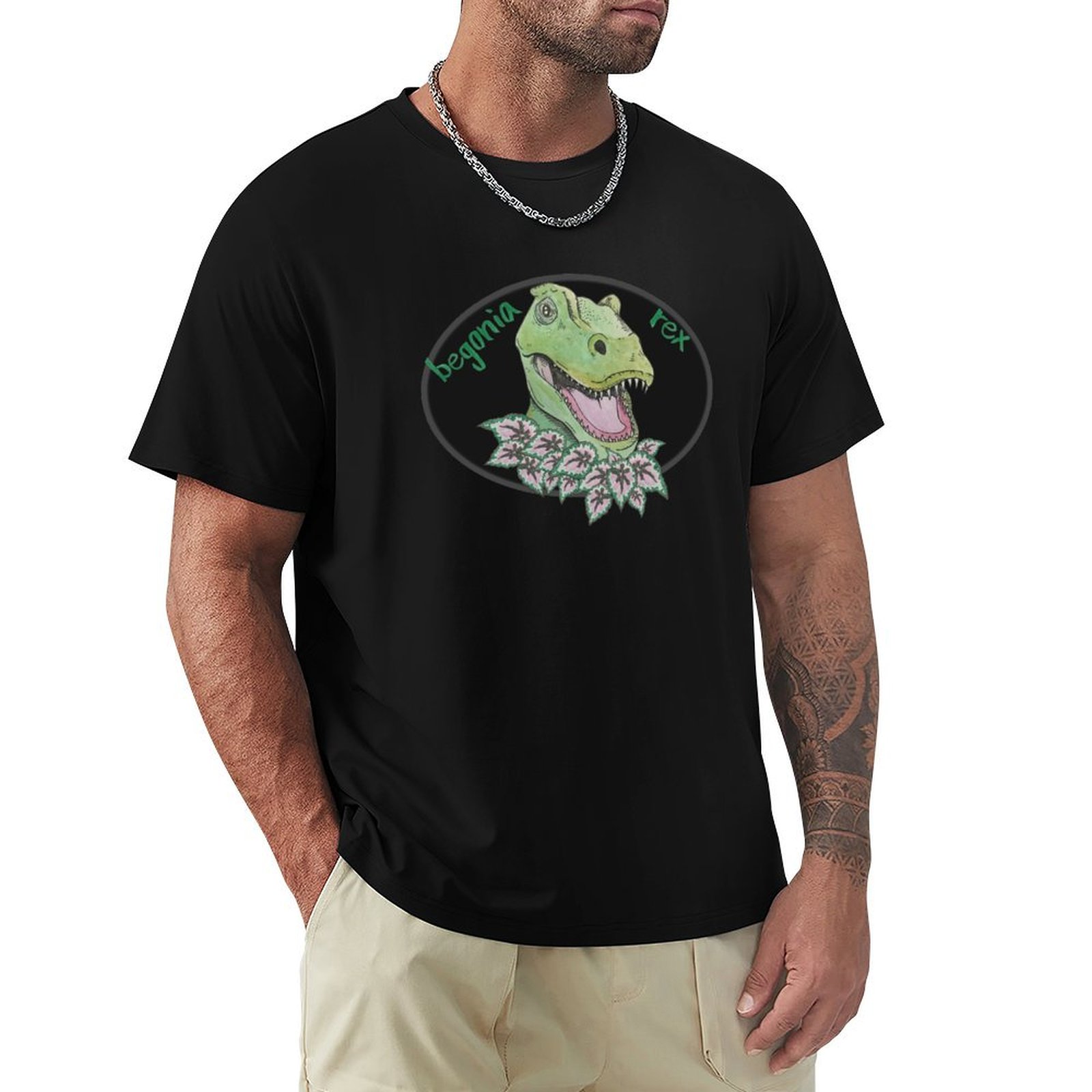 Begonia Rex - Camiseta Casual de Ação de Graças