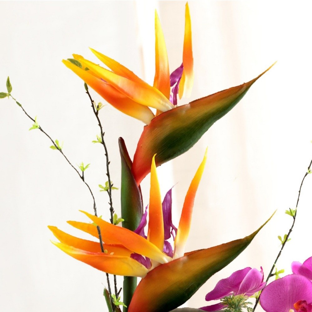 Nova Flor Artificial de Haste  - Bird Paradise Strelitzia avaliação e preço