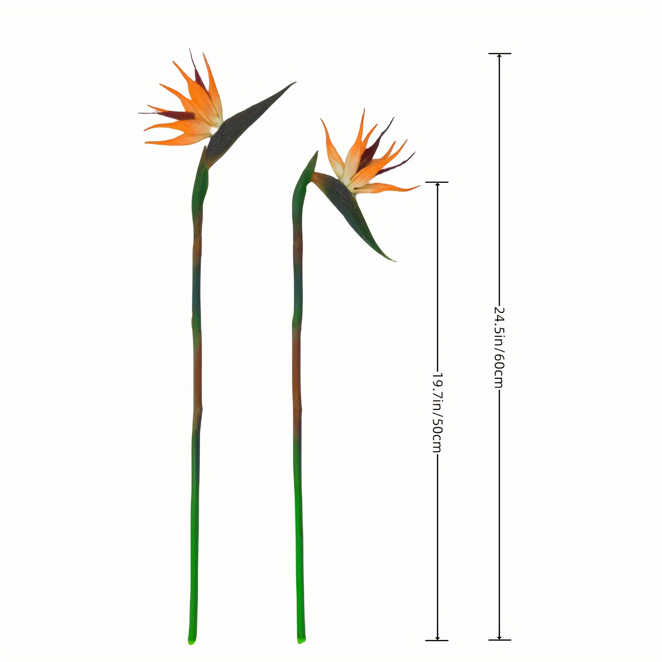 3 pçs flores artificiais do pá - Bird Paradise Strelitzia avaliação e preço