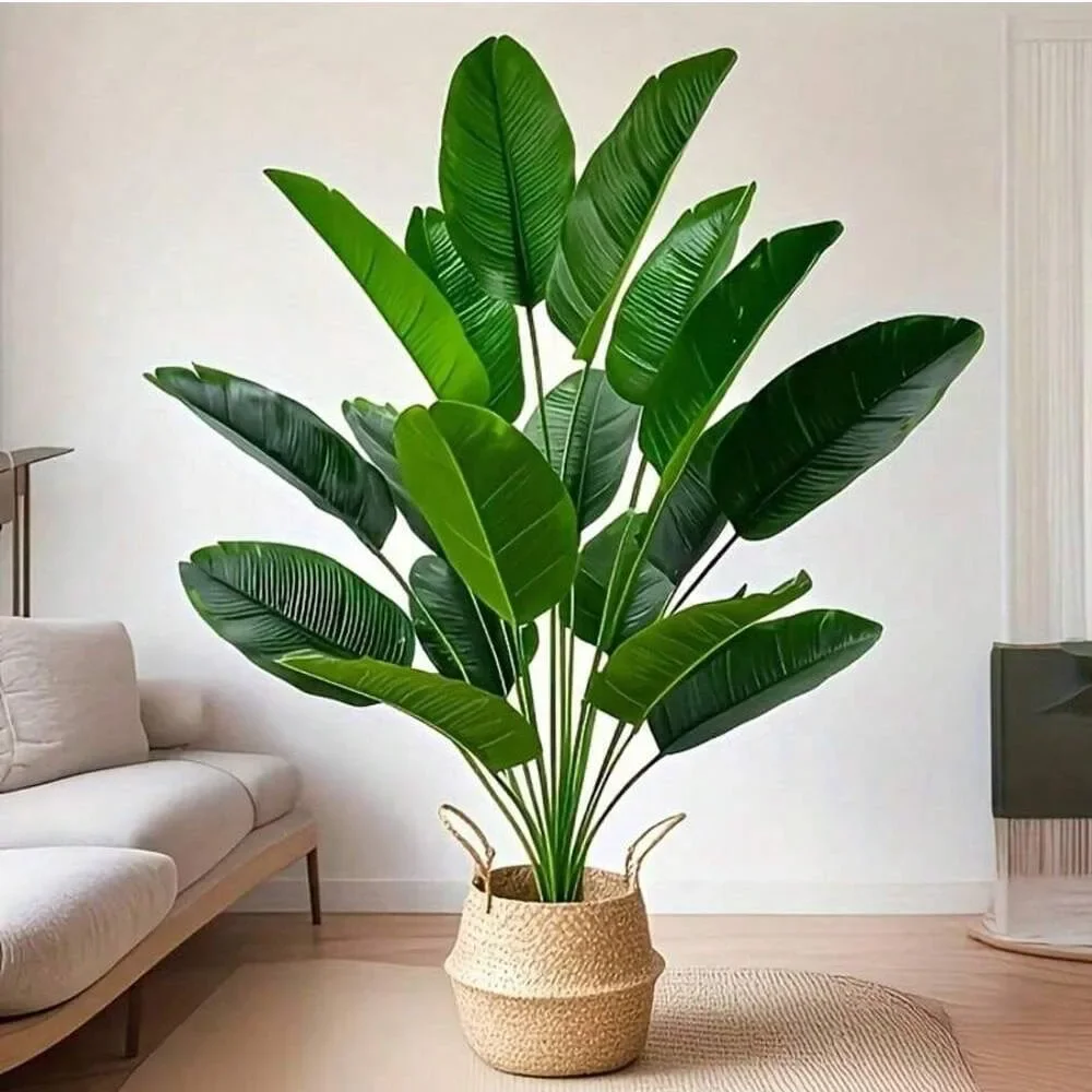 1pc 18 folhas plantas artifici - Ficus Lyrata Tree avaliação e preço