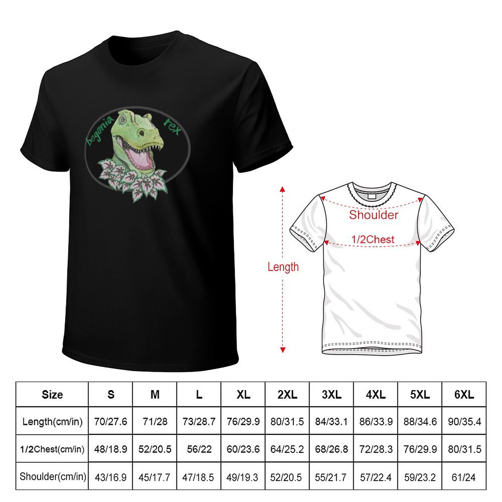 Camiseta Casual de Ação de Gra - Begonia Rex avaliação e preço